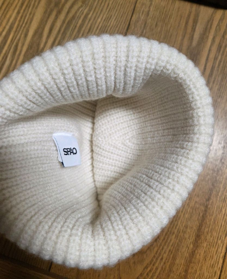 스파오 우디 자수 비니 (새상품)--2