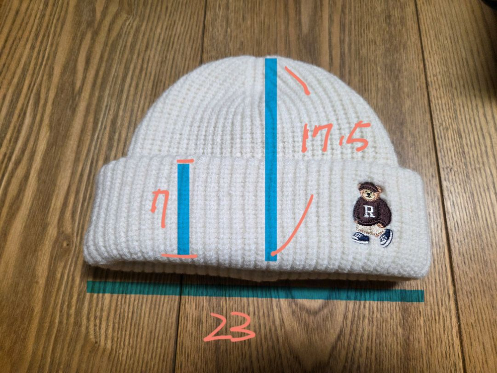 스파오 우디 자수 비니 (새상품)--4