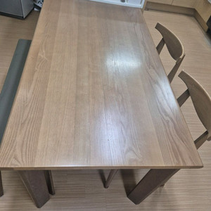 한샘 원목 식탁 4인 ( 식탁만)