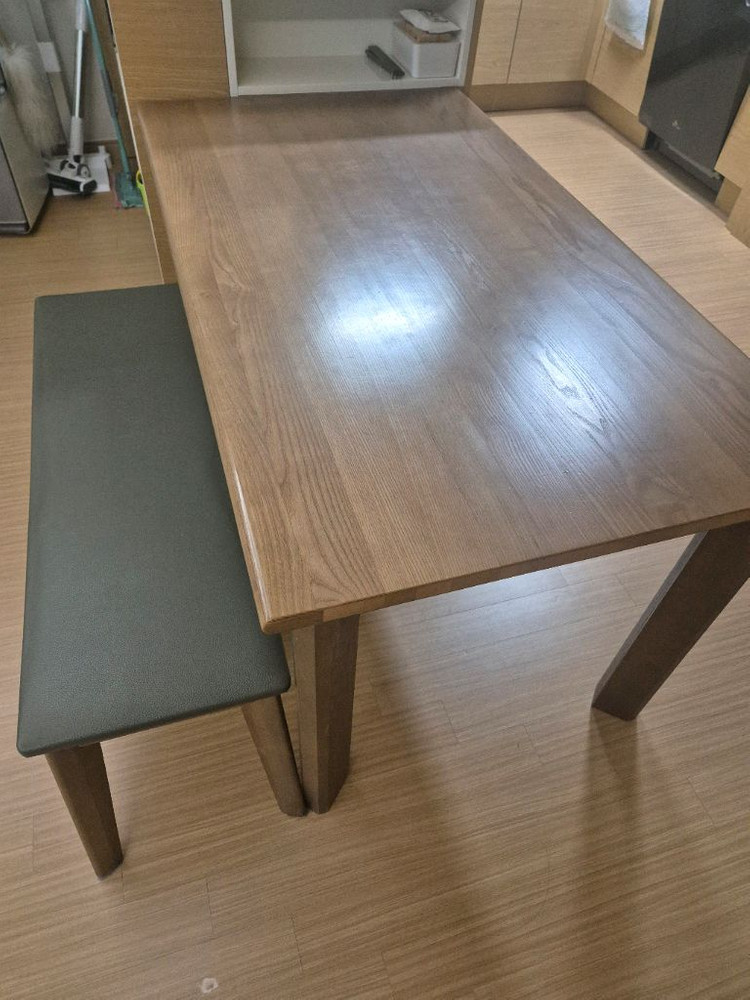 한샘 원목 식탁 4인 ( 식탁만)--6