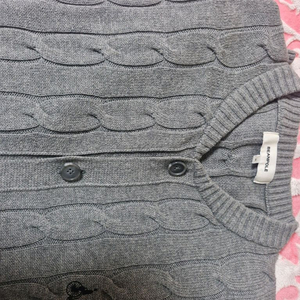 케이블 니트 가디건