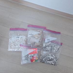 액세서리 부자재 일괄 (진주, 금속 등)