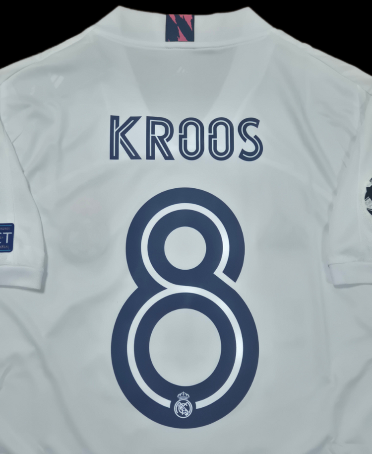 20-21 레알 홈 토니 크로스 유니폼 L 레플리카--5