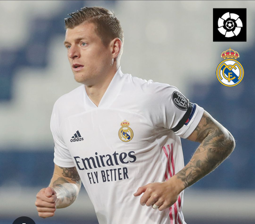 20-21 레알 홈 토니 크로스 유니폼 L 레플리카--6