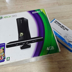 xbox360 엑박360 게임기 풀박스 + 2Tb(2테라)외장하드 게임 많음 이미지