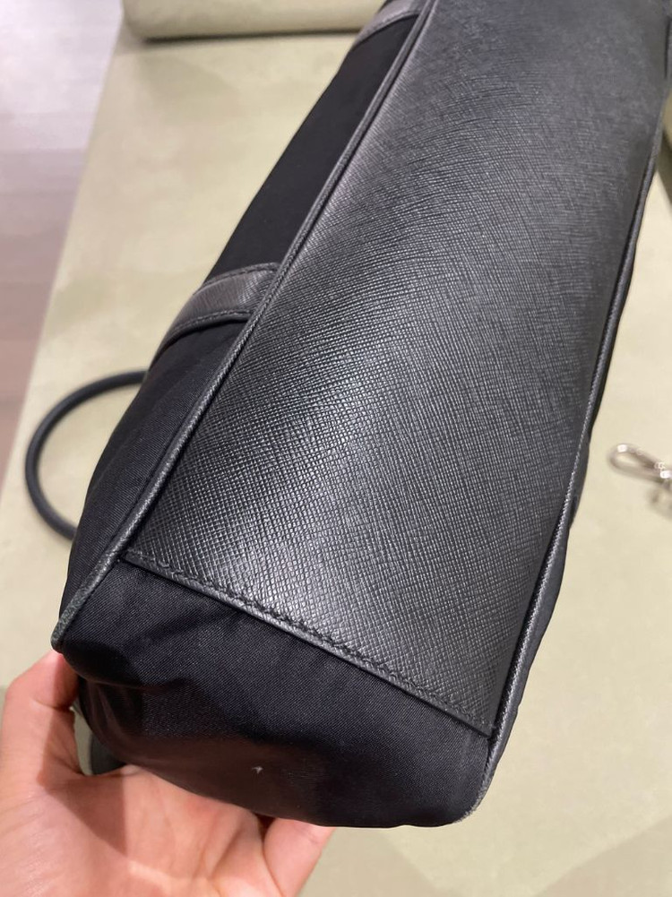 프라다 브리프 케이스 서류가방 토트백--3