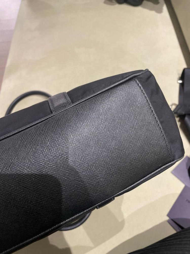 프라다 브리프 케이스 서류가방 토트백--6