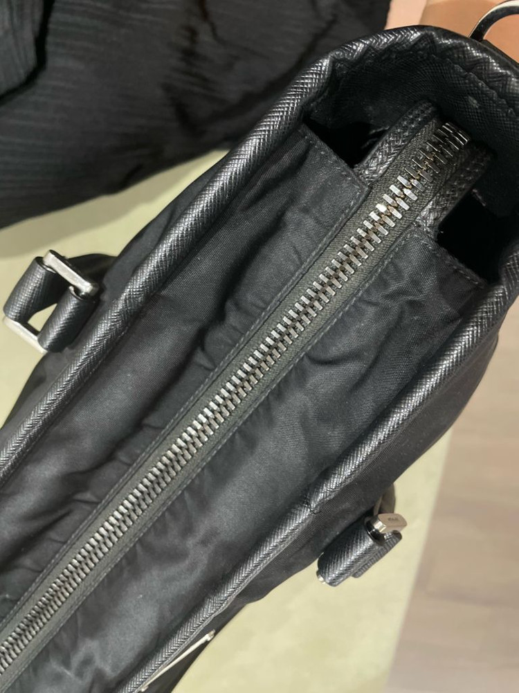 프라다 브리프 케이스 서류가방 토트백--7