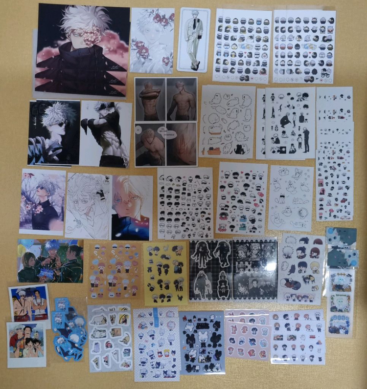 고죠 넷프리, 이메일님 고죠 등 고죠 비공식 굿즈 일괄--1