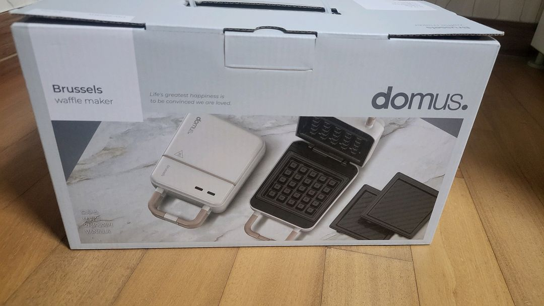도무스 브뤼셀 와플메이커 바닐라--1