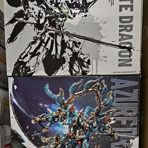 장도모형 청룡. 백룡