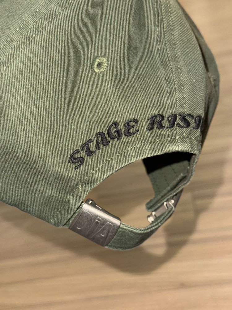 스테이지알 Stage.R 볼륨 로고 워싱 볼캡 카키 OS--2