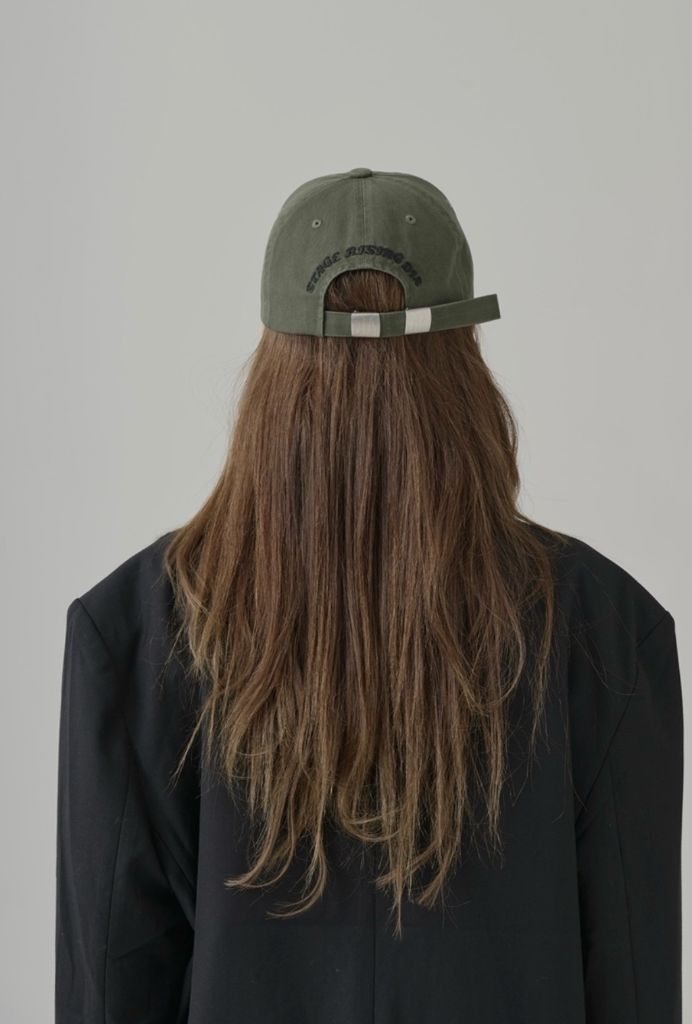 스테이지알 Stage.R 볼륨 로고 워싱 볼캡 카키 OS--5