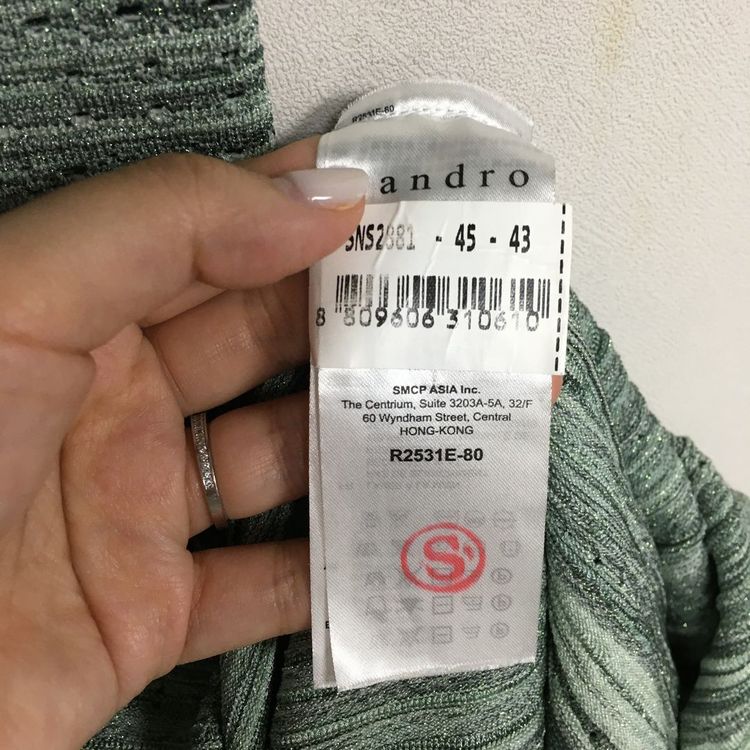 SANDRO 산드로 루렉스 드레스 원피스 36--4