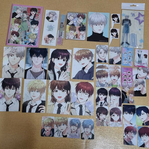 인소의 법칙 굿즈, 은지호 굿즈, 유천영 굿즈, 루다 굿즈, 인법 행운 부적 등 인법 굿즈 일괄