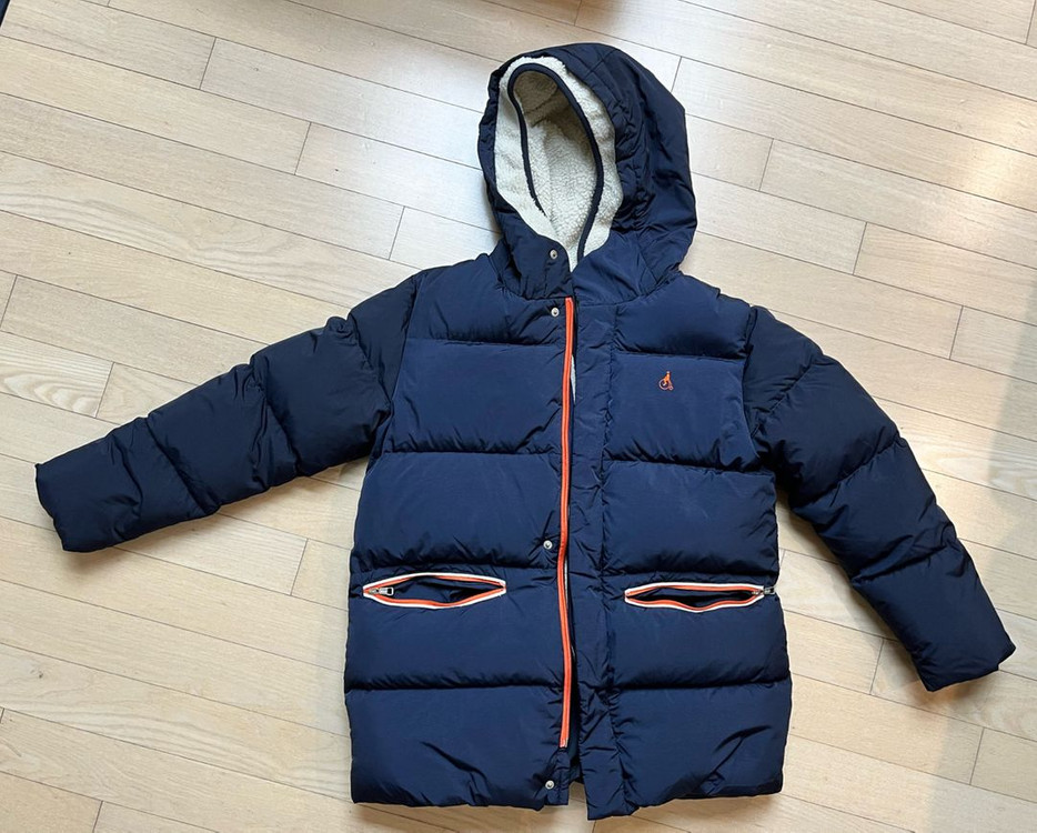 빈폴키즈 보아 후드 다운 패딩 165--3