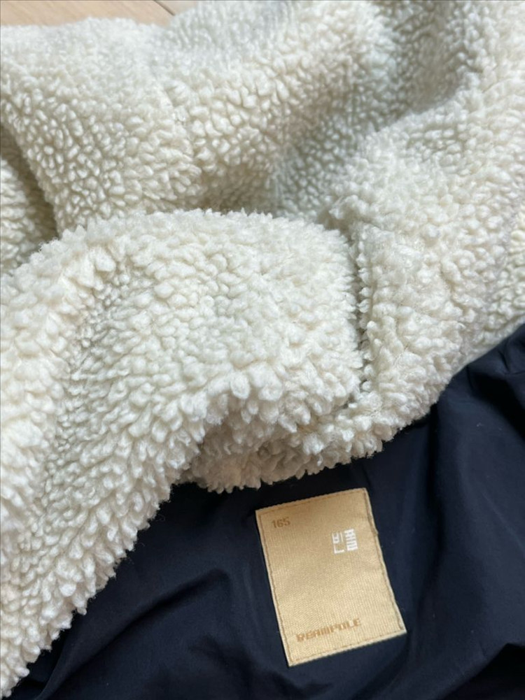 빈폴키즈 보아 후드 다운 패딩 165--5