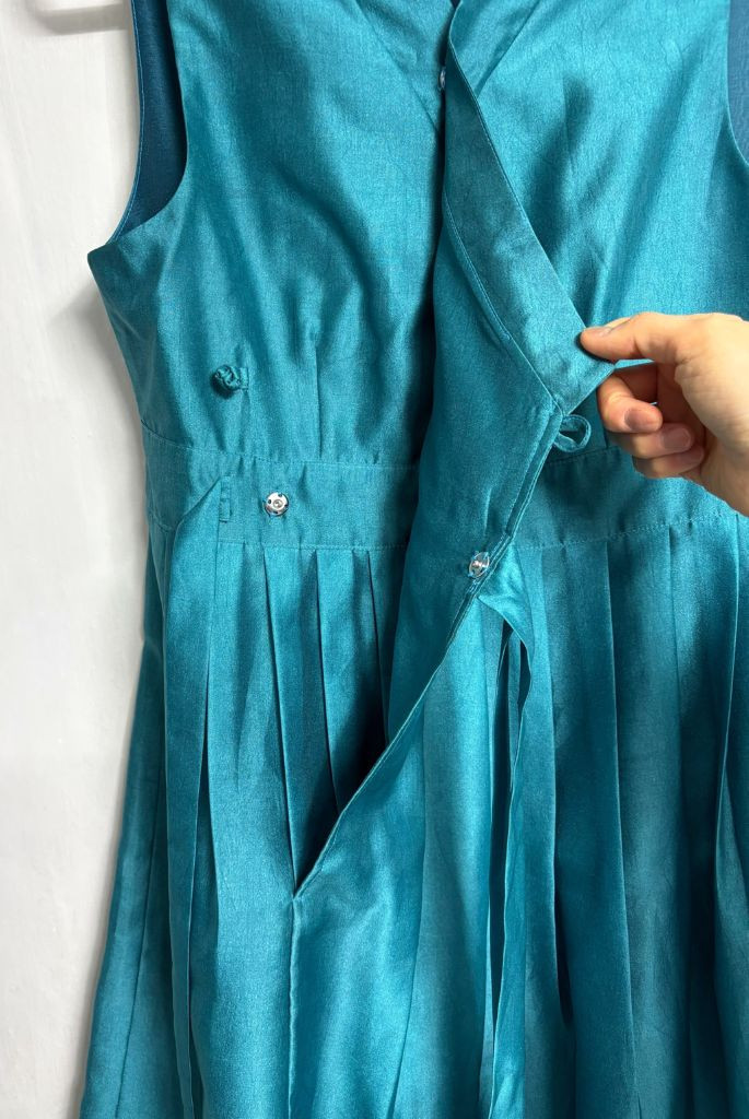 (맞춤) 생활한복 철릭 조끼 원피스--4