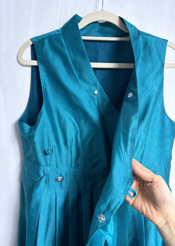 (맞춤) 생활한복 철릭 조끼 원피스--5