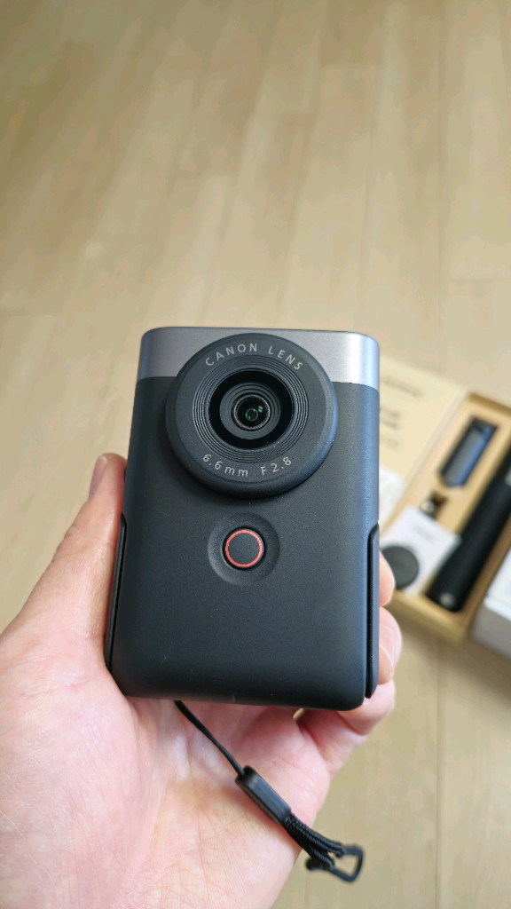 캐논 파워샷 V10 카메라+핸드그립 보조배터리 풀박스--3