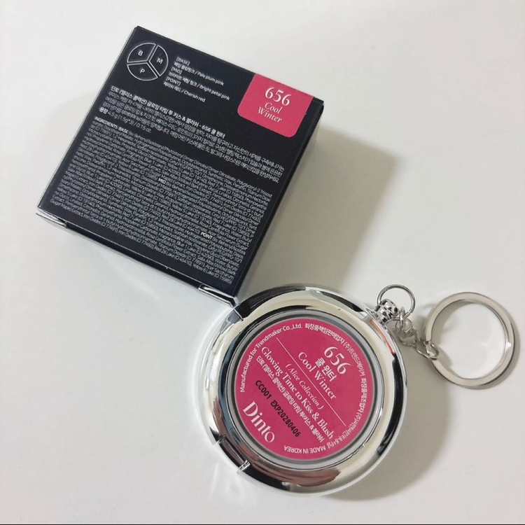 딘토 글로잉 타임 투 키스 & 블러쉬 - 656 쿨 윈터--1