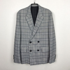 시스템옴므 체크 더블 자켓 남성105 이미지