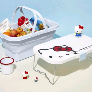 일리윤 헬로키티 콜라보 폴딩박스 새상품