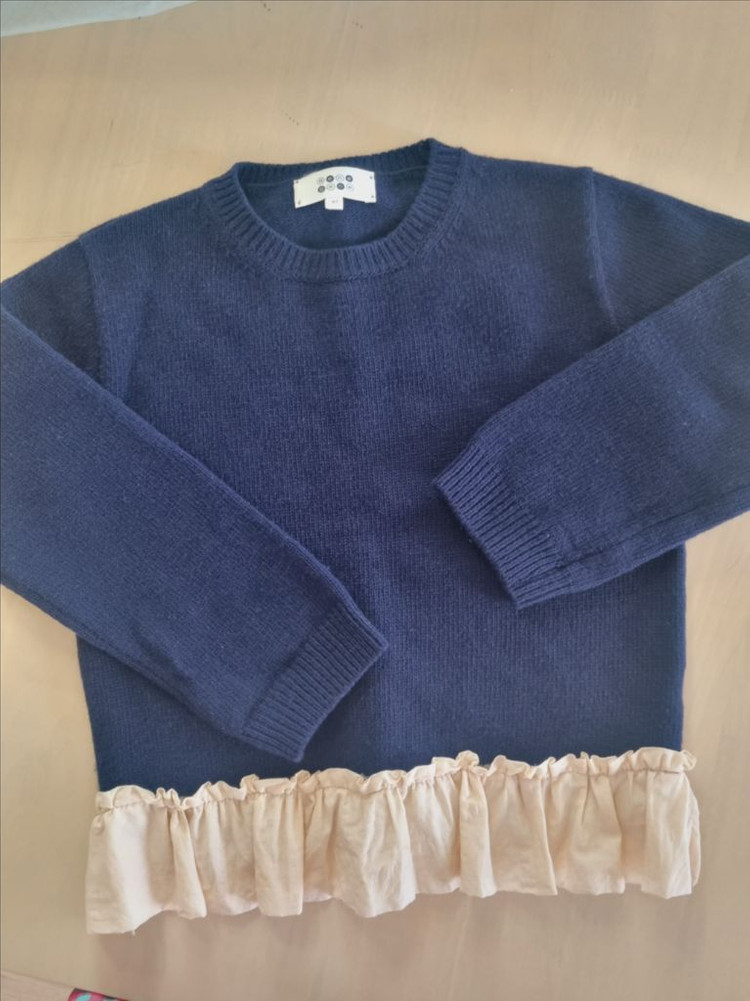 베네베네 니트 자라퍼베스트 8,9세--4