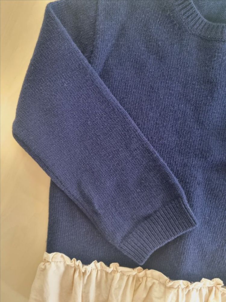 베네베네 니트 자라퍼베스트 8,9세--6