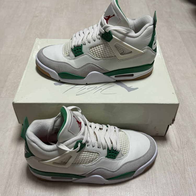 (275) 나이키 에어조던4 sb 파인그린 이미지