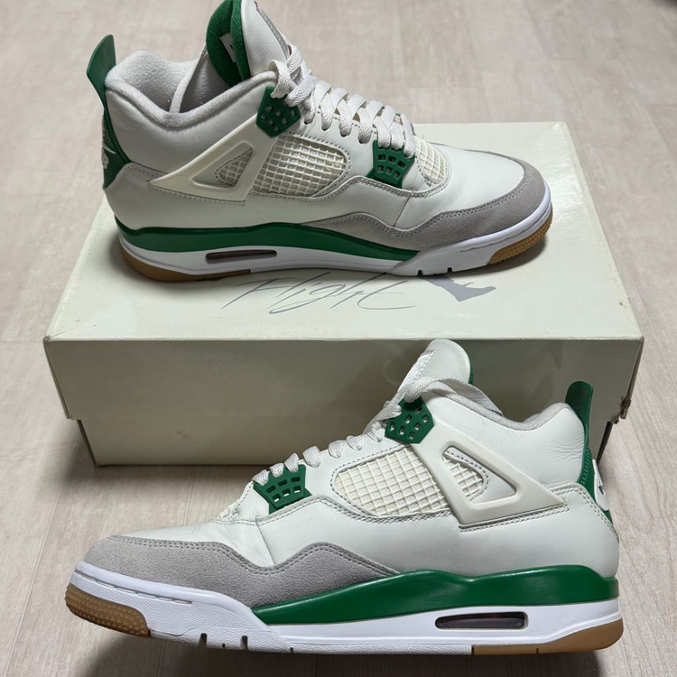 (275) 나이키 에어조던4 sb 파인그린 이미지