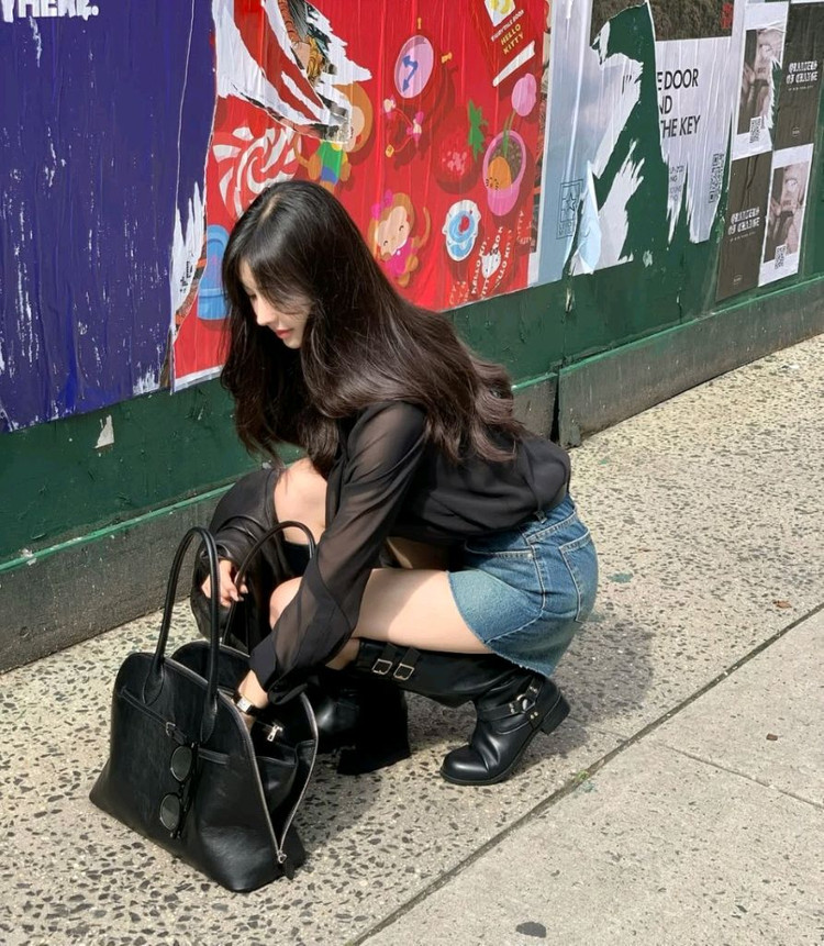 라플라 헤론 데님 쇼츠(XS)--3