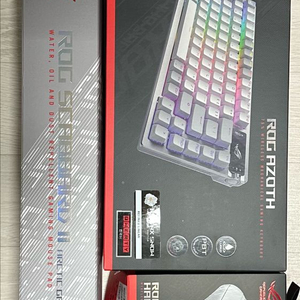 ASUS ROG AZOTH , HARPE ACE , SCABBARD 마우스 키보드 이미지