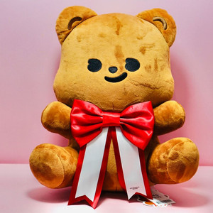 큐피드곰 축하 리본 인형 미사용 새제품