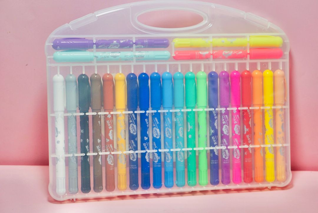 아모스 파스넷 색연필 24색 미사용 새제품--2