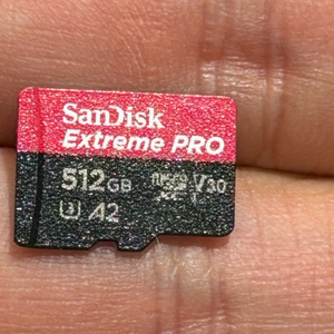 샌디스크 익스트림프로 512gb 마이크로sd카드