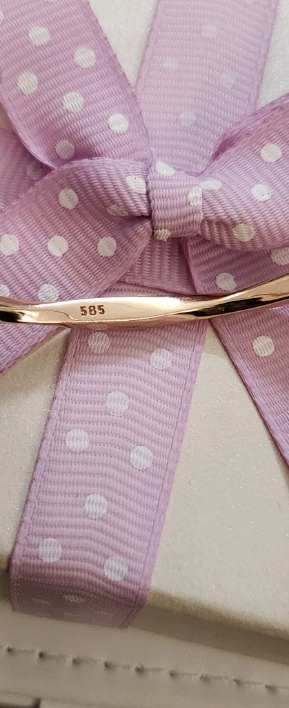 14k 로즈골드 팔찌 그라프--2