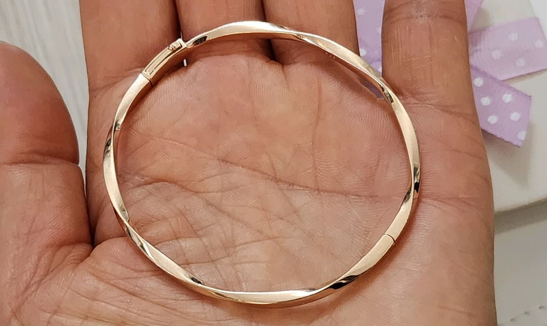 14k 로즈골드 팔찌 그라프--6