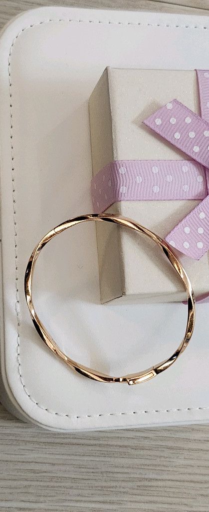 14k 로즈골드 팔찌 그라프--8