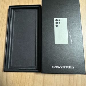 갤럭시박스 S23울트라 크림 256기가 빈박스