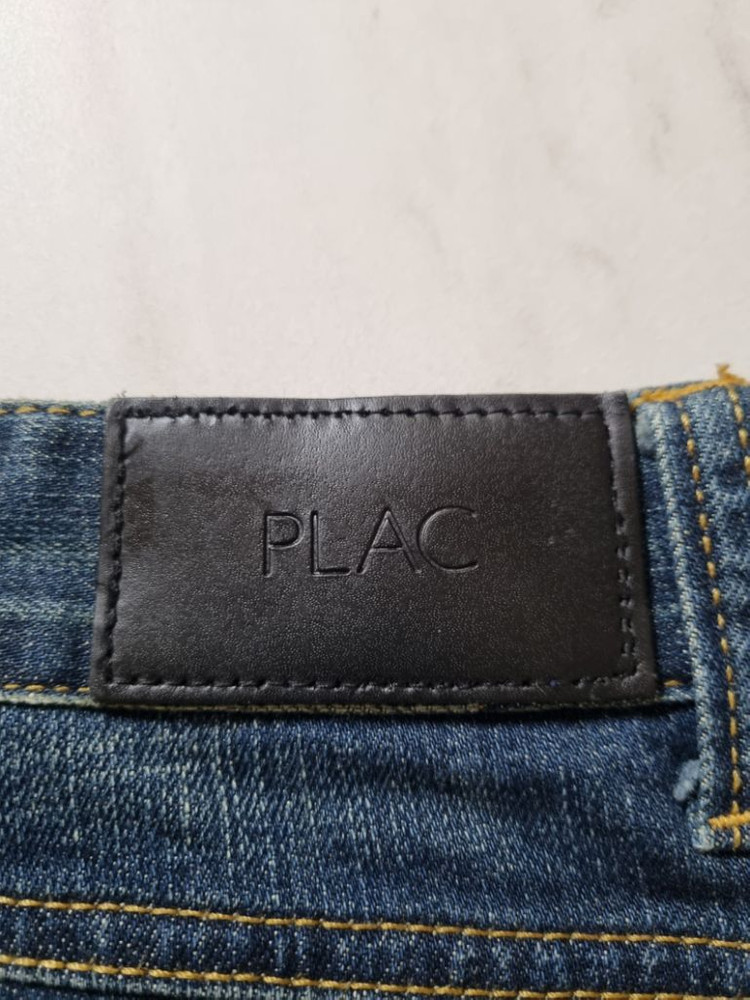 32)플랙진 가죽패치 밀란 워싱 스판 일자청바지--3