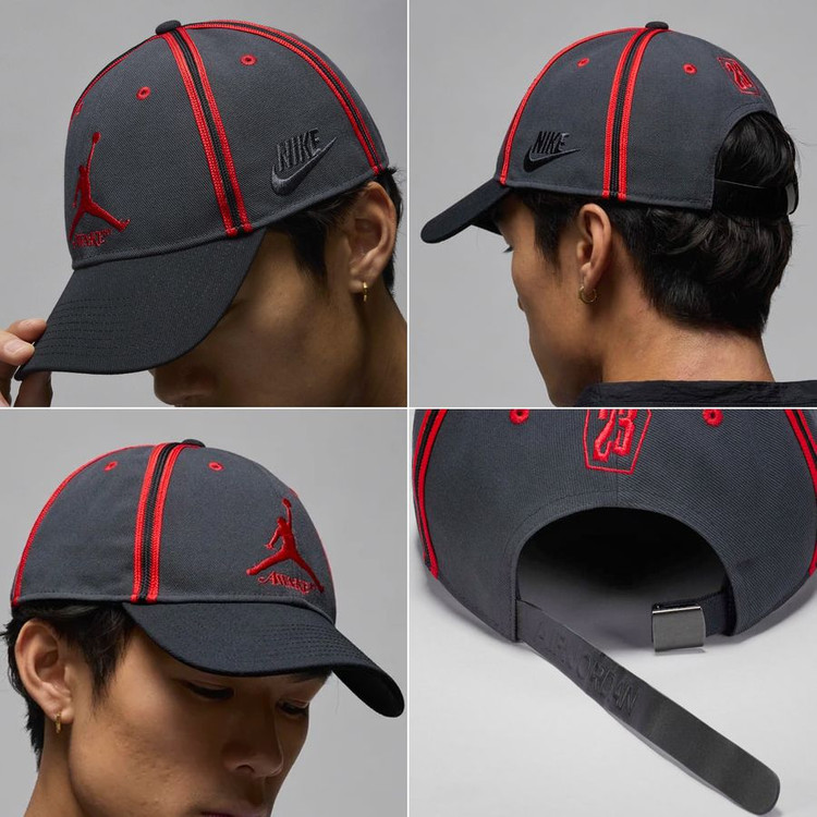 (새제품) 나이키 조던 X 어웨이크 뉴욕 콜라보 모자 볼캡 매장정품--5