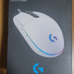 로지텍 G102 LIGHTSYNC 게이밍 마우스 화이트 새제품