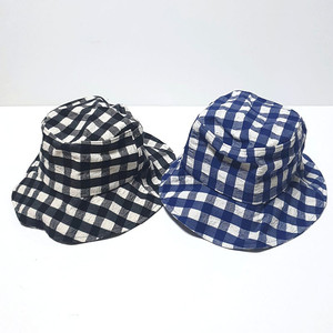 [새제품] 체크 버킷햇 2개