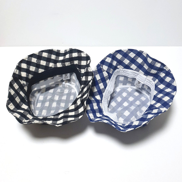 [새제품] 체크 버킷햇 2개--3