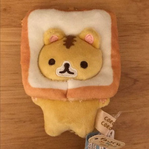 일본고전풍 코로코로코로냐 산엑스 리락쿠마 인형 키링 피규어 이미지