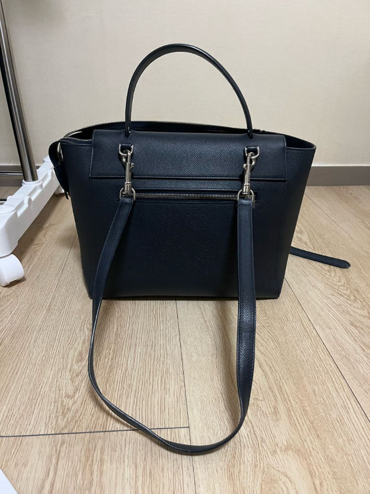 셀린느 벨트백 네이비 미니사이즈--4