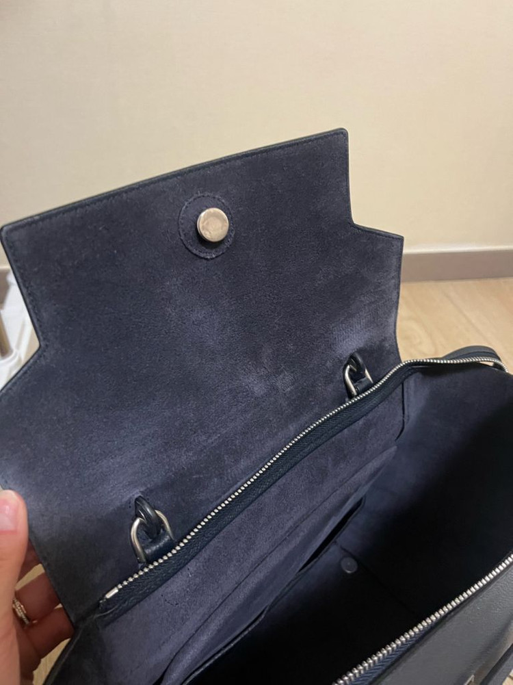 셀린느 벨트백 네이비 미니사이즈--7