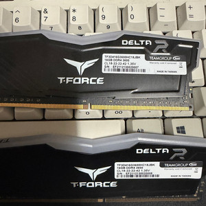 팀그룹 오버 램 DDR4 16GB * 2 3600 메모리