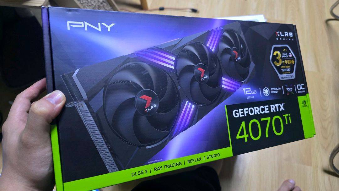 XLAB PNY RTX4070ti그래픽카드--3